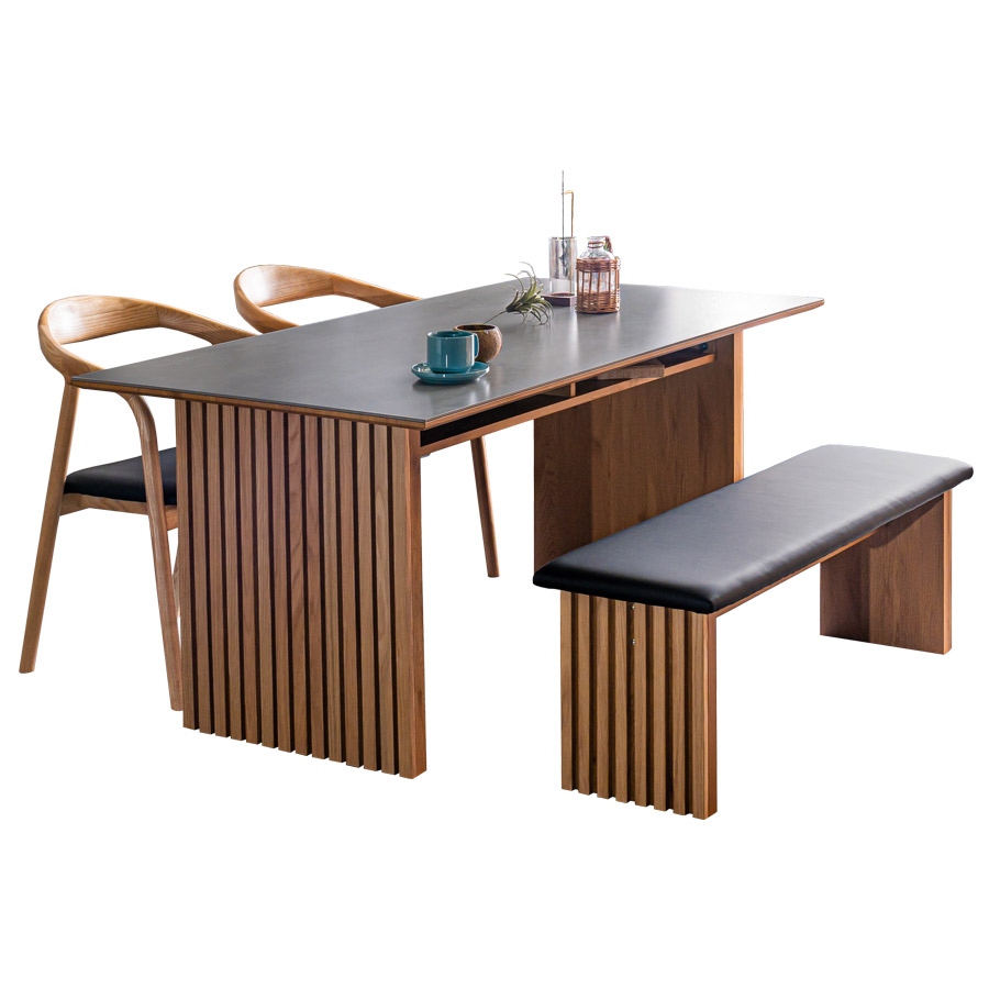 セラミックダイニングテーブルセット 4人用 ダイニングテーブルセット