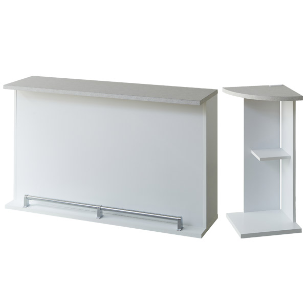 カウンターテーブル バーカウンター バーテーブル 収納 間仕切り