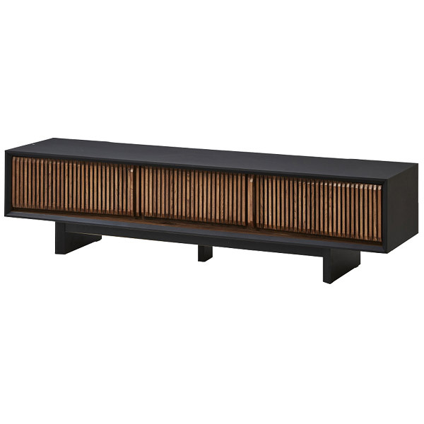 木製テレビボード ブラウン 収納付き Amazon｜ウォルナットブラウン 2点セット(テレビボード+チェスト