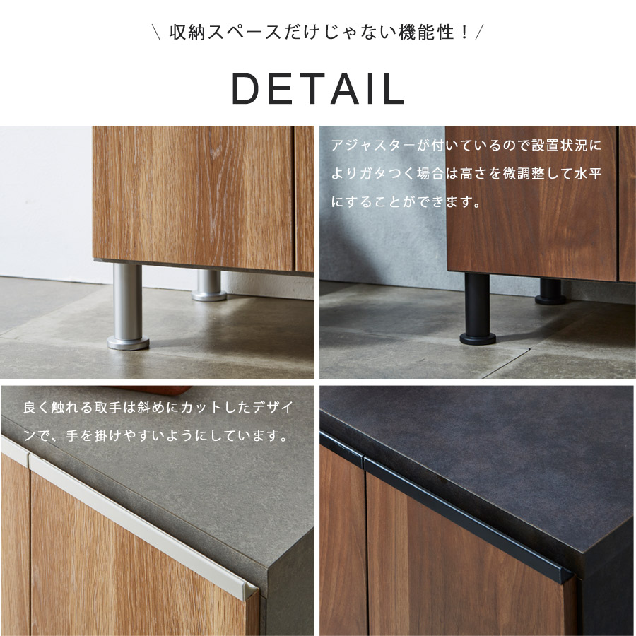 下駄箱 完成品 シューズボックス 靴箱 おしゃれ 鏡付き ミラー 玄関