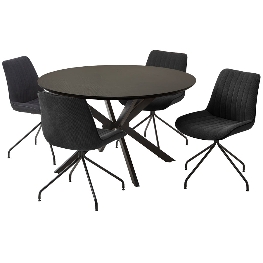 ダイニングテーブル セット 4人用 円形 テーブル ダイニングセット 4人