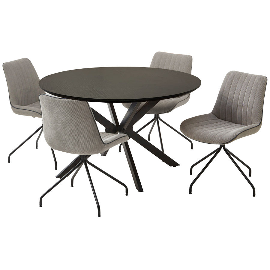 ダイニングテーブル セット 4人用 円形 テーブル ダイニングセット 4人