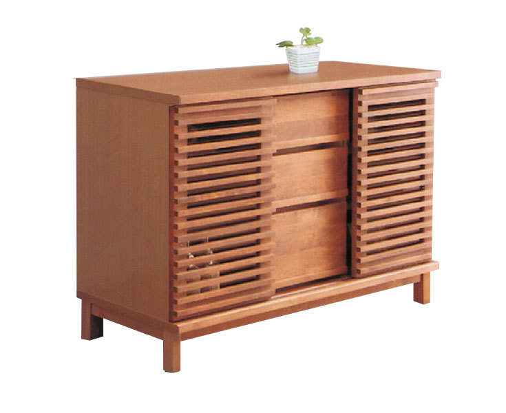 キャビネット 木製 サイドボード 幅120 脚付き 国産 完成品 収納家具 
