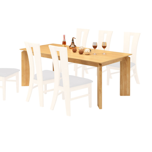 ダイニングテーブル 6人掛け テーブル 180cm 食卓テーブル 6人用 机 デスク ナチュラル ブラウン｜35plus｜02