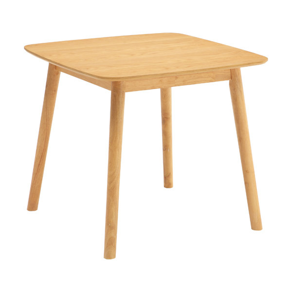 ダイニングテーブル 2人用 おしゃれ 80cm 木製 ナチュラル ブラウン