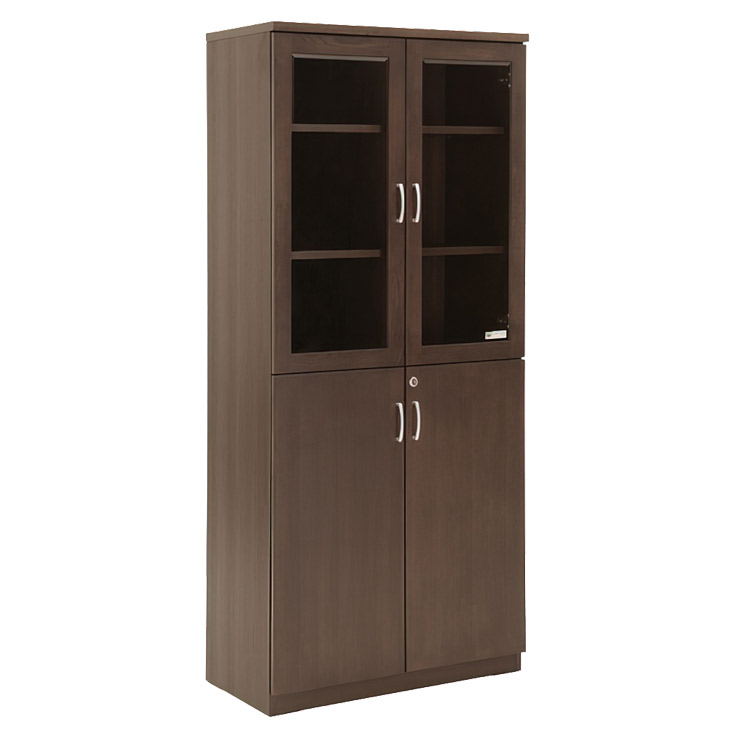 書庫 キャビネット 鍵付きキャビネット 鍵付き書庫 書類棚 鍵付き 棚 収納棚 扉付き | ブランド登録なし | 01