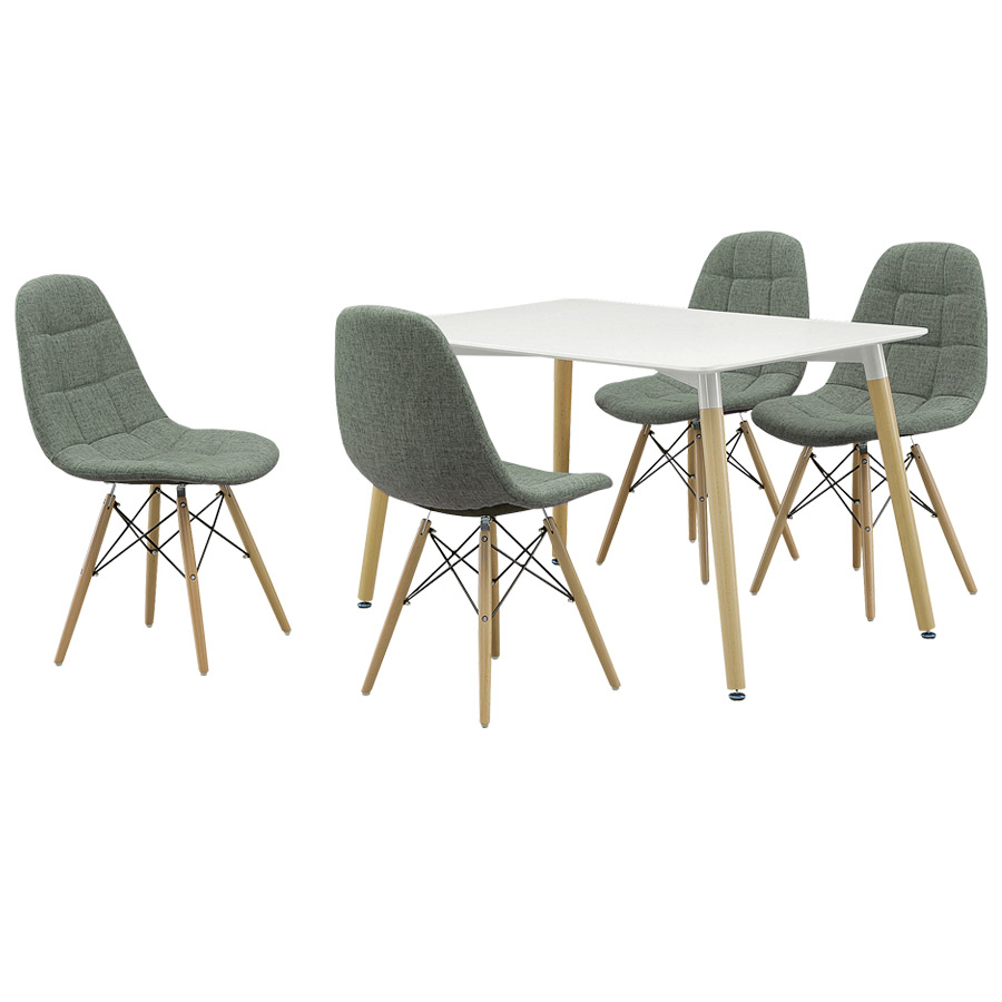 FURNITURE & SUPPLY ダイニングテーブル ダイニングテーブルセット 4人用 テーブル ダイニングセット 4人掛け