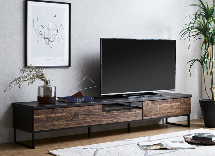 テレビ台 おしゃれ ローボード テレビボード 収納付き 木製 リビング