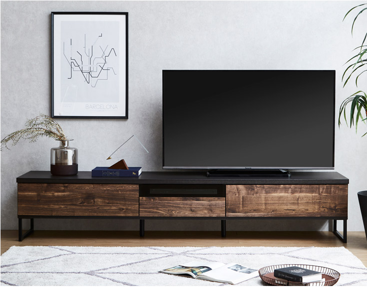 テレビ台 おしゃれ ローボード テレビボード 収納付き 木製 リビング