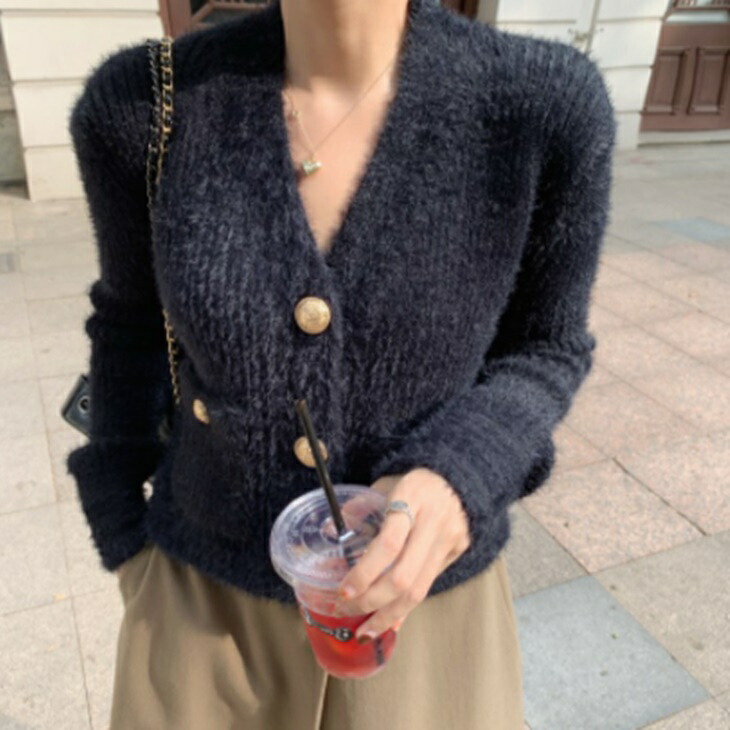 ミンクニットカーディガン ざっくりルーズセーター プルオーバーニットセーター 大人カジュアル 大人ガーリー 大人韓国コーデ 大人コーデ 大人可愛い