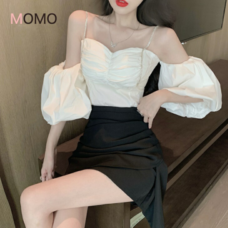 パフスリーブブラウス オフショルダーブラウス 被らないブラウス出かけブラウス 大人ファッション 大人コーデ 大人カジュアル 大人韓国コーデ
