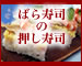 9種類の食材の贅沢なハーモニー『ばら寿司の押し寿司』ちらし寿司