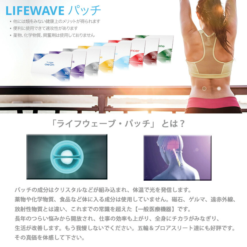セット販売 LifeWave X39 Patches +IceWave Patchesエックスサーティ