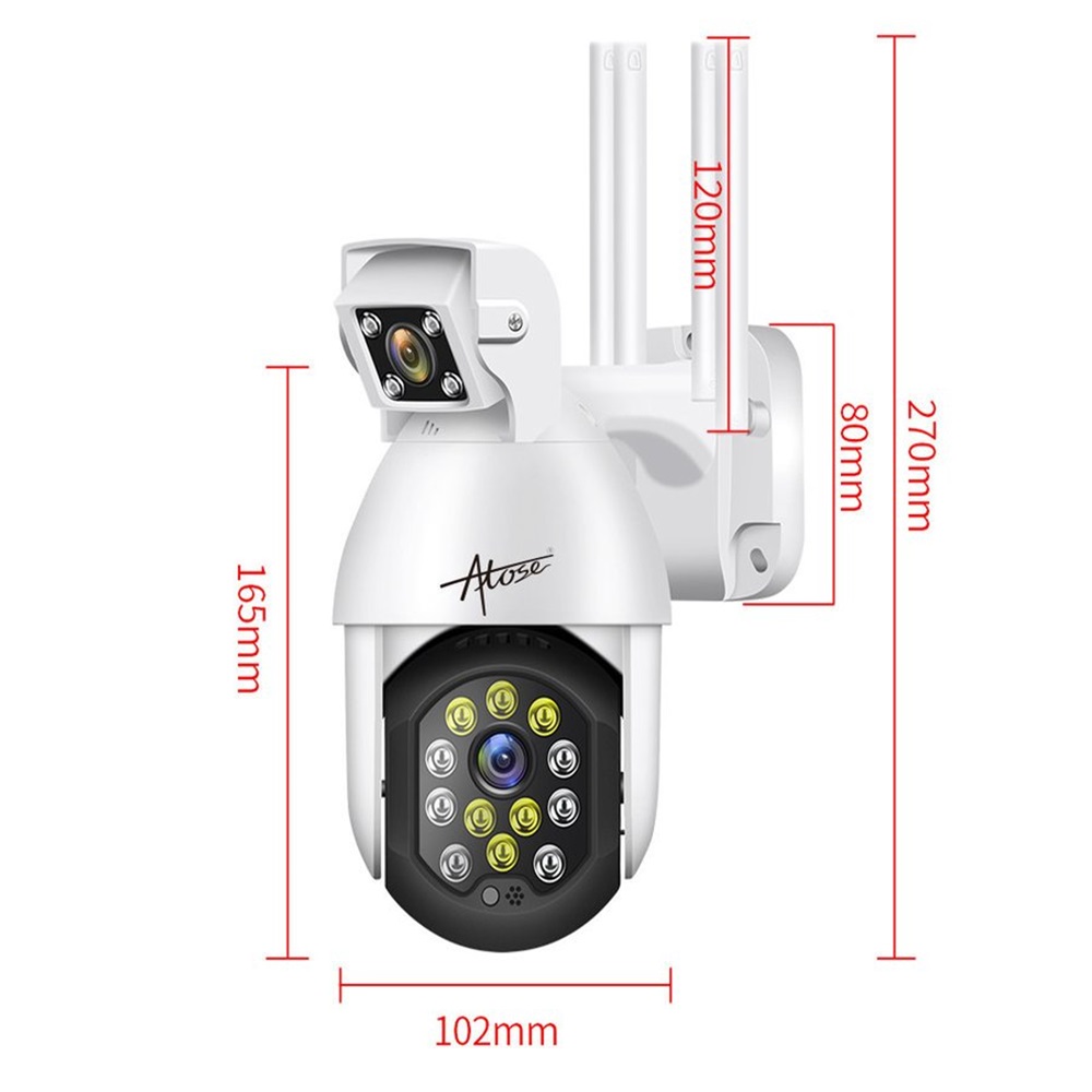 防犯カメラ 1080p 屋外通報通話 家庭用 wifi 家庭用設置 ドーム型 300万画素 暗視撮影 動体検知 遠隔操作 監視カメラ ネットワークカメラ  見守りカメラ 複数選択 : sxjk005 : ミックスストア - 通販 - Yahoo!ショッピング