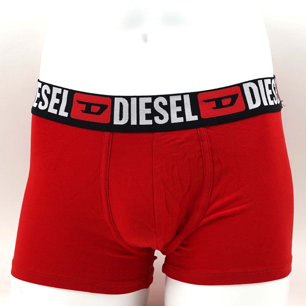 ディーゼル ボクサーパンツ メンズ DIESEL 3枚セット コットン 前閉じ 00ST3V 0DDAI E5326 ブラック/レッド/グレー  Cotton/Elastane S/M/Lサイズ