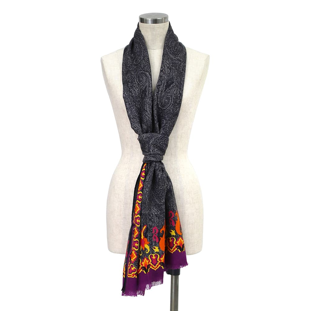 エトロ ETRO スカーフ カシミア シルク マルチカラー Scarf Multi