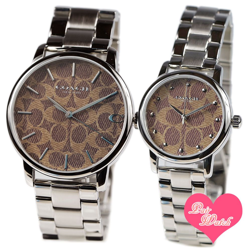 コーチ ペア腕時計 COACH ペアウォッチ メンズ・レディース グランド  