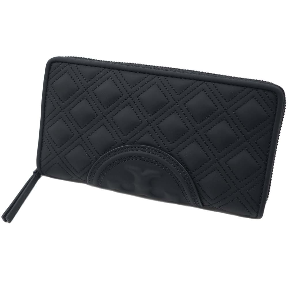【箱無し】 Tory Burch ジョージア 二つ折り財布 ブラック TORY BURCH（トリーバーチ） 並行輸入 2つ折り財布 ブレイク カラー