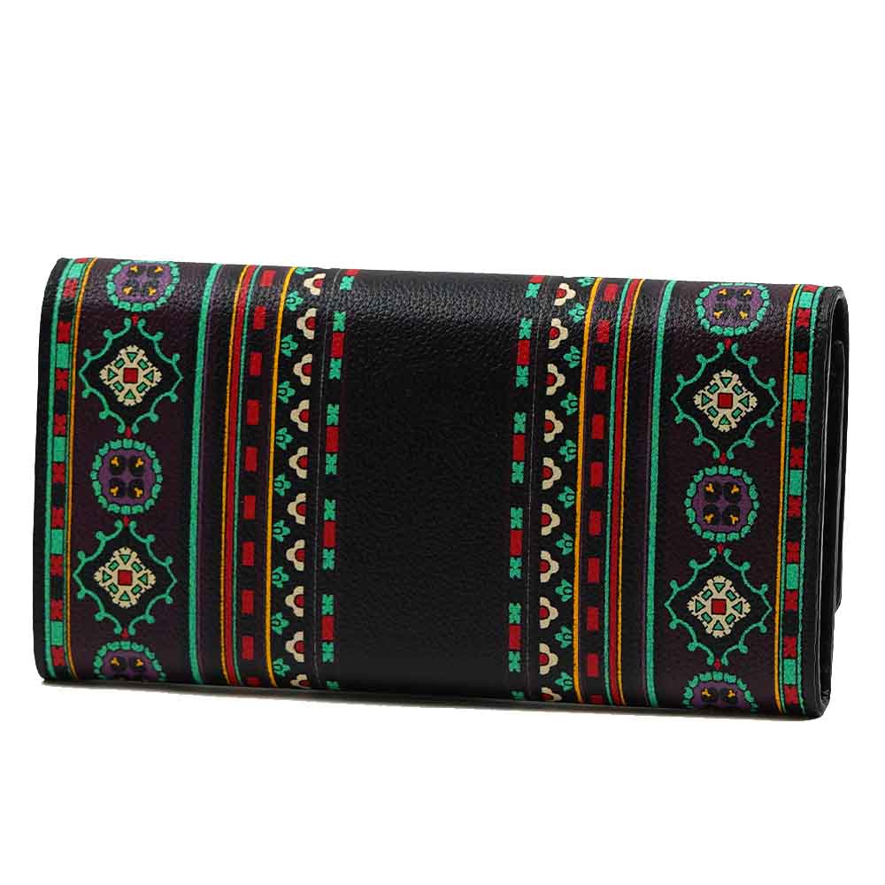 ETRO エトロ 長財布 2つ折り カーフレザー Wallet Multi Calf