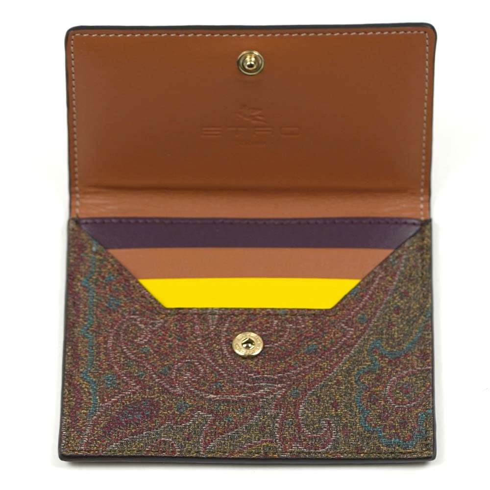 ETRO エトロ カードケース カード入れ マットコーティング