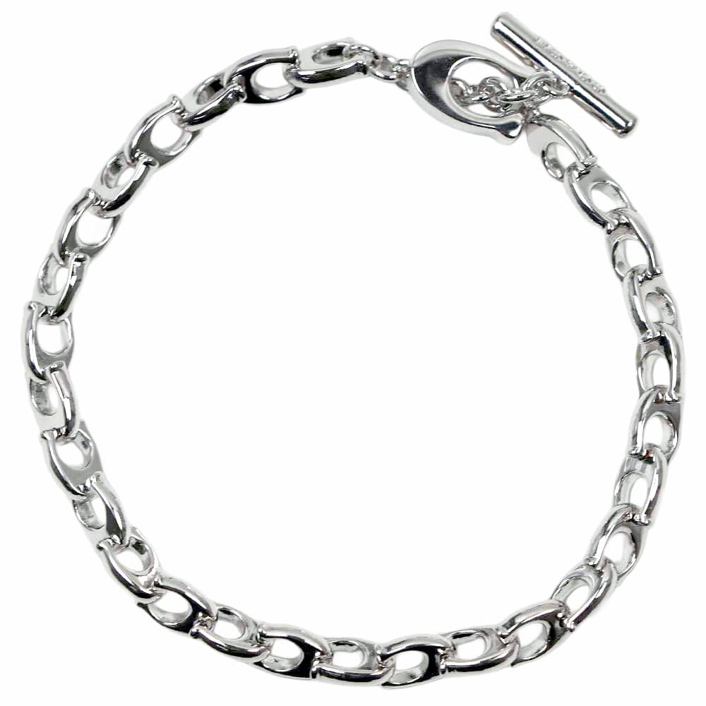 【新品未使用品】COACH コーチ チェーンブレスレット シルバー 37-376745-rho030_1.jpg