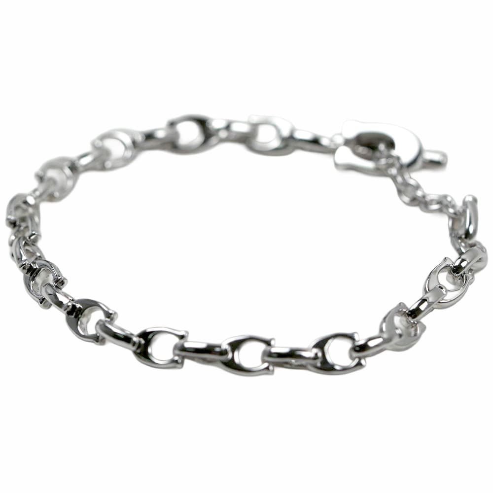 【新品未使用品】COACH コーチ チェーンブレスレット シルバー COACH（コーチ） 並行輸入品 アクセサリー ブレスレット レディース