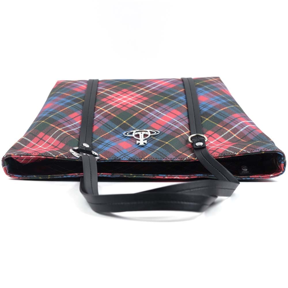 Vivienne Westwood チェック柄ボストンバッグ 新品ヴィヴィアンウエストウッドマンチェック柄ボストンバッグ2