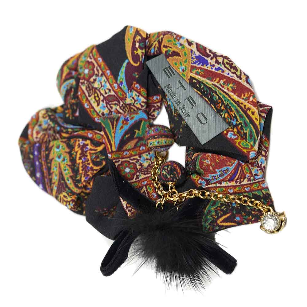 ETRO エトロ シュシュ ヘアゴム Elastic Multi 4288 11 82