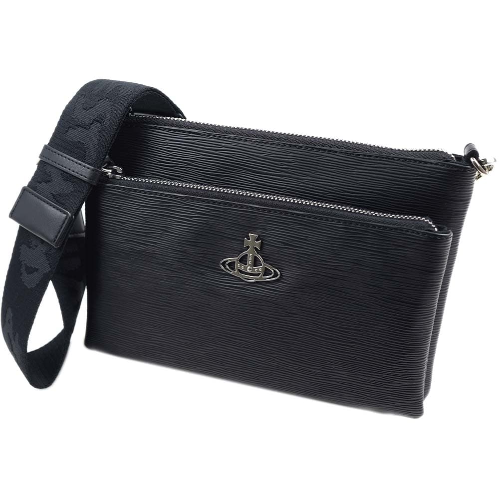 VivienneWestwood レザー黒ボストンバッグ ユニセックス Vivienne Westwood(ヴィヴィアンウエストウッド