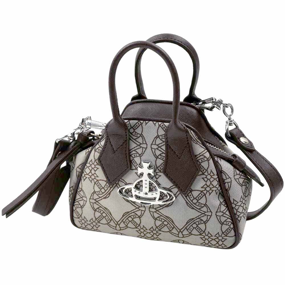 Vivienne Westwoodブラウンリボンハンドバッグ Vivienne Westwood（ヴィヴィアンウエストウッド） 並行輸入品