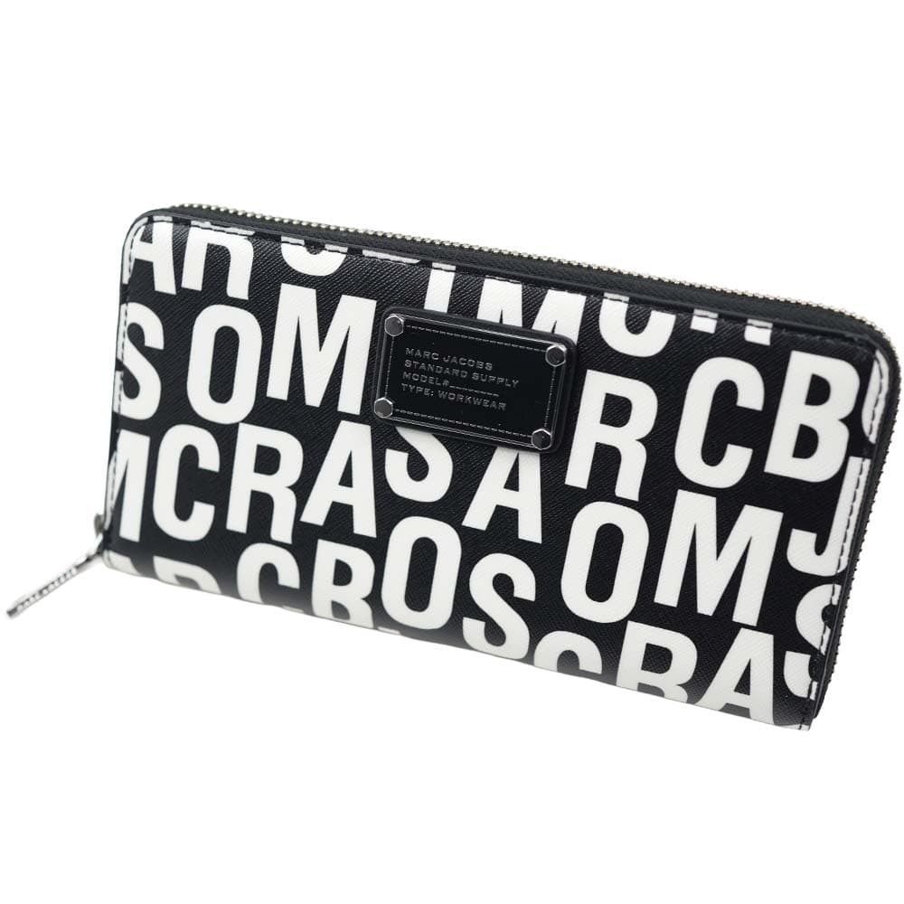 MARC JACOBS マークジェイコブス ラウンドジップ 長財布 白 本革 MARC JACOBS（マーク・ジェイコブス） 長財布 レディース ラウンド