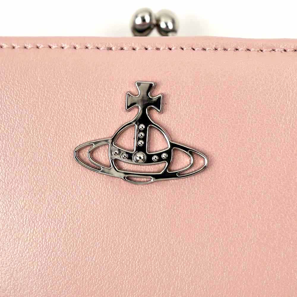 Vivienne Westwood 新品 折財布 茶 がま口 シンプル 定番 Vivienne Westwood - Vivienne Westwood 三つ折り財布 がま口 ブラウン