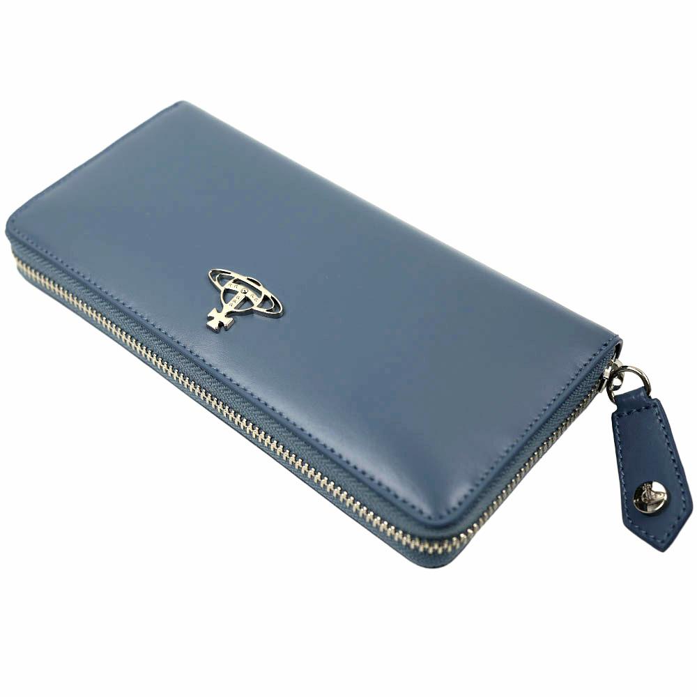 【新品未使用 ※訳あり】Vivienne Westwood長財布 ブルー Vivienne Westwood（ヴィヴィアンウエストウッド） 並行輸入品 [訳あり