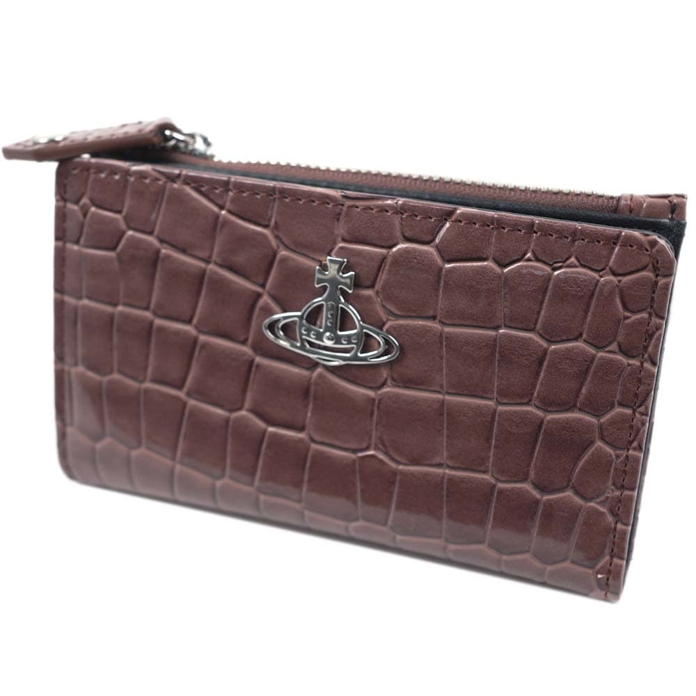 ヴィヴィアンウエストウッド 二つ折り財布 ダークブラウン レザー ケース Vivienne Westwood（ヴィヴィアンウエストウッド） 並行輸入品 財布