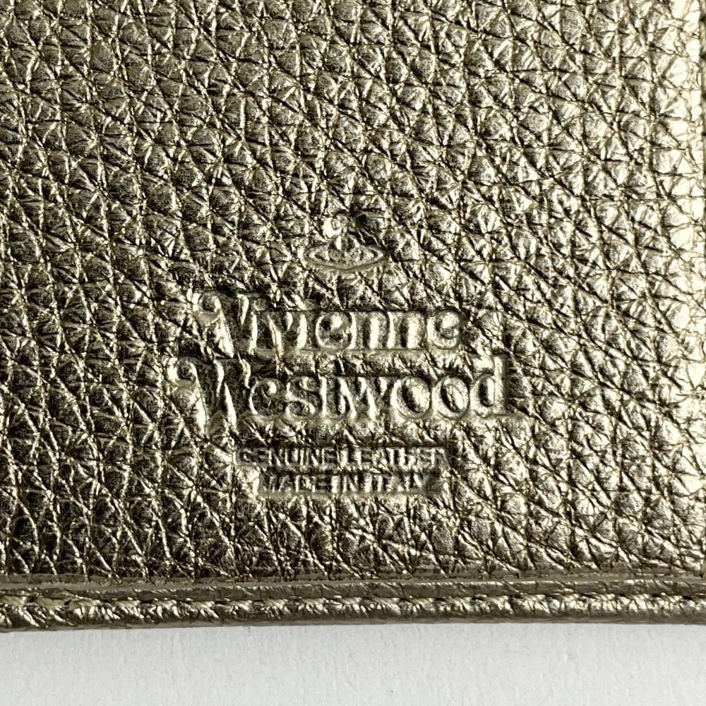 Vivienne Westwood ゴールドオーブゴールド総柄折り財布 レア Vivienne Westwood（ヴィヴィアンウエストウッド） 並行輸入品 訳あり