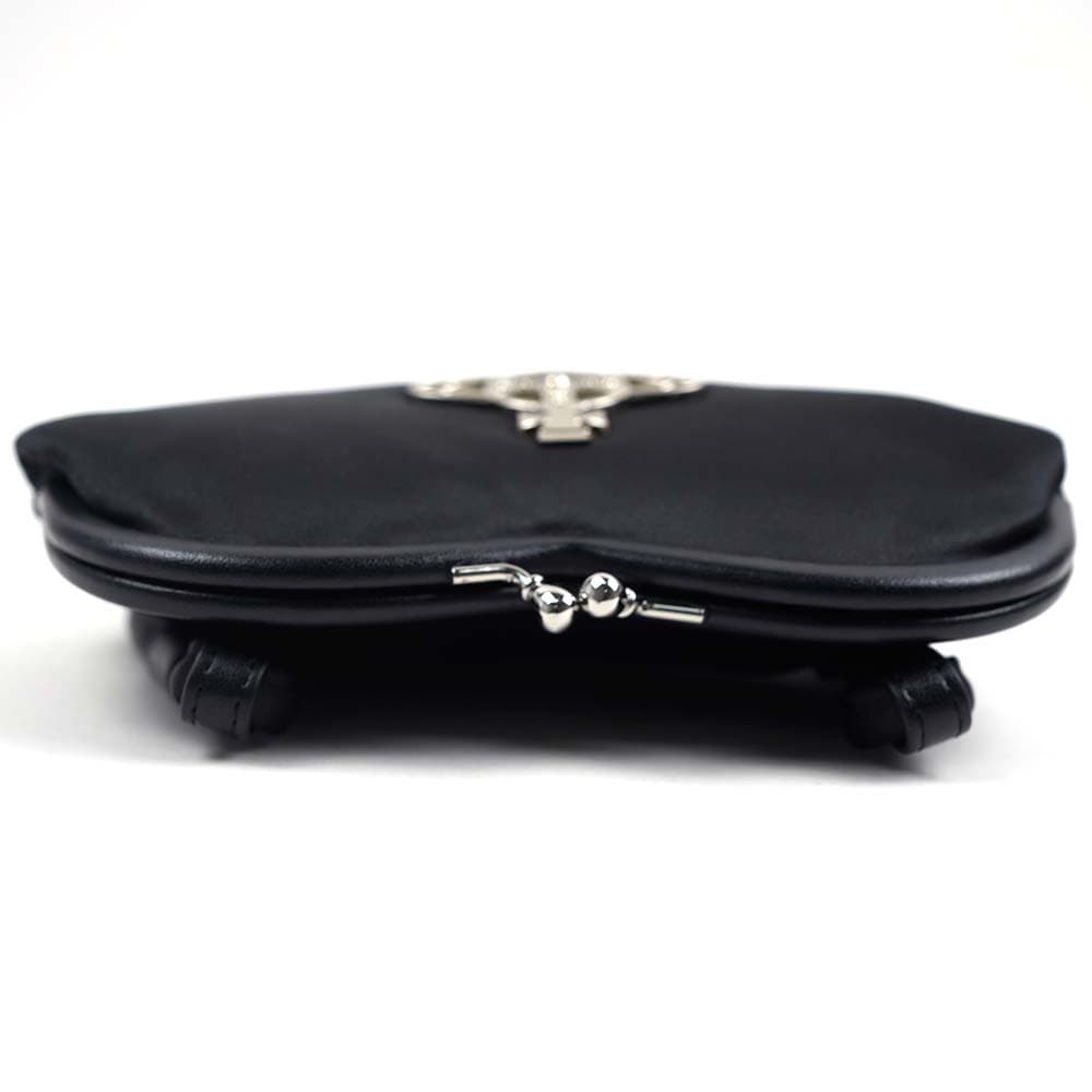 【極美品】ヴィヴィアンウエストウッド ハンドバッグ がま口 レザー オーブ 白 Vivienne Westwood（ヴィヴィアンウエストウッド） 並行輸入品
