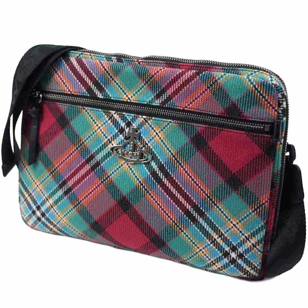 ヴィヴィアンウエストウッド ショルダーバッグ ボディバッグ　オーブ総柄 黒系 Vivienne Westwood（ヴィヴィアンウエストウッド） 並行輸入品