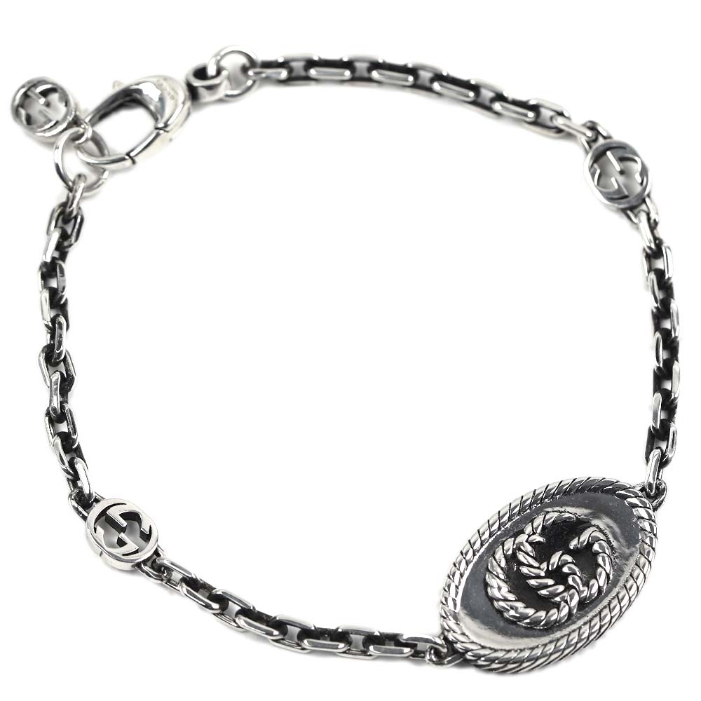 GUCCI ブレスレット ユニセックス 627749-J8400-0701-19 GUCCI グッチ ブレスレット メンズ GGマーモント シルバー925