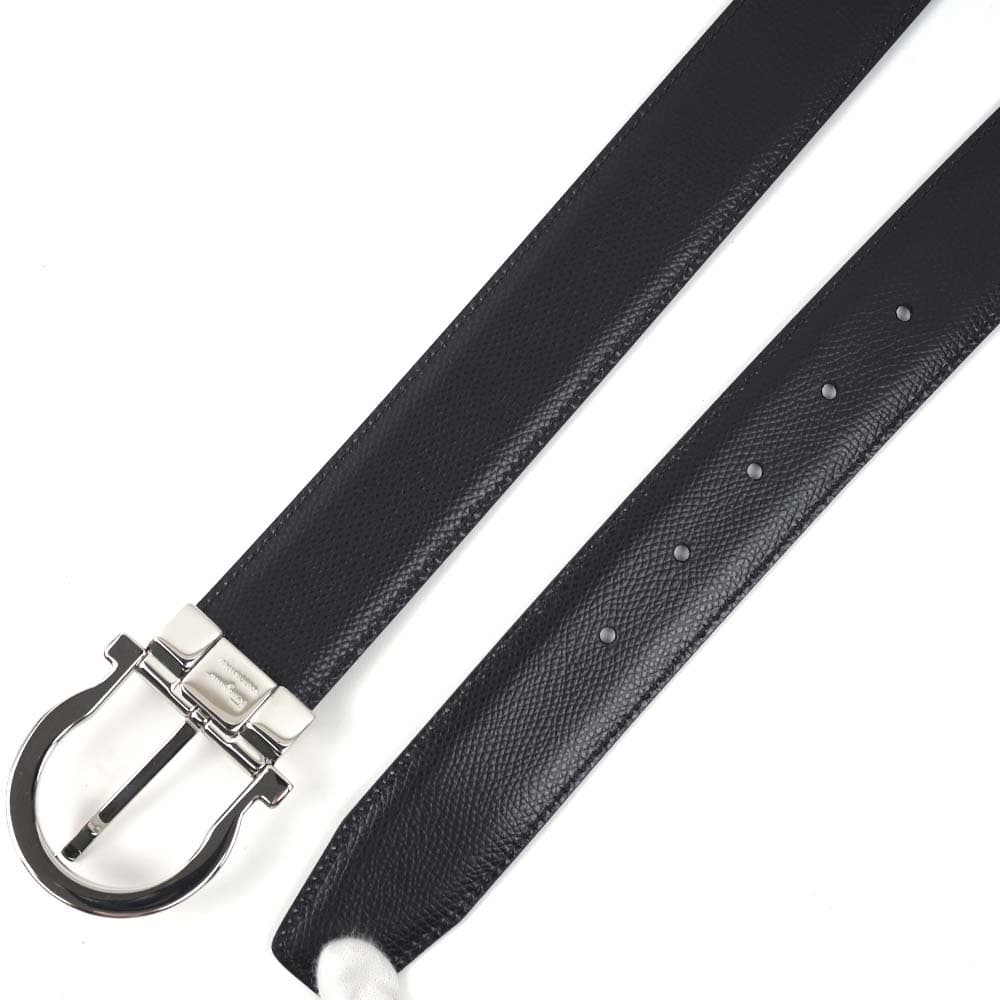 FERRAGAMO（フェラガモ） 並行輸入品 ベルト メンズ ブラック×ダーク