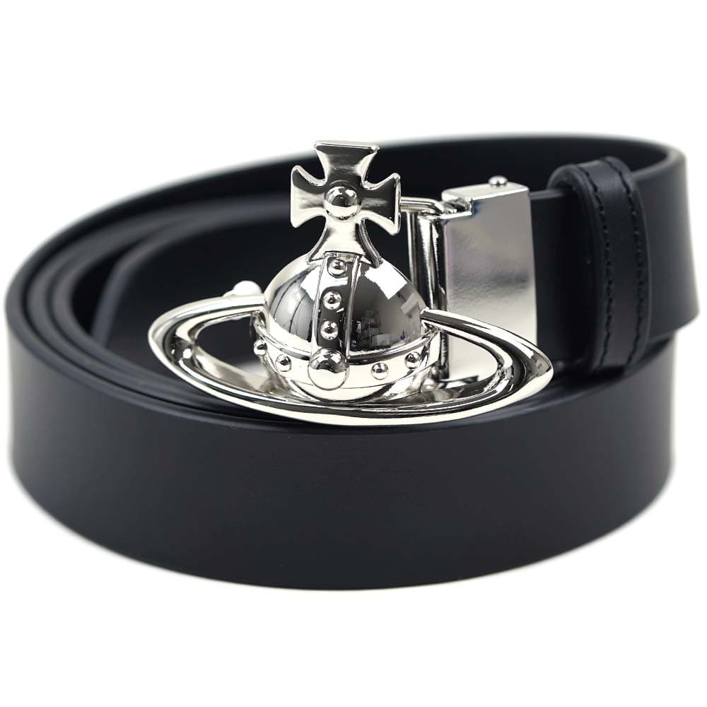 ヴィヴィアンウエストウッド ベルト レザー オーブ Vivienne Westwood BELTS ORB BUCKLE PALLADIUM BELT  BLACK ブラック シルバー 82010004 42110 N402 : 82010004-42110-n402 : アクセサリーギフトのTYS -  通販 - Yahoo!ショッピング