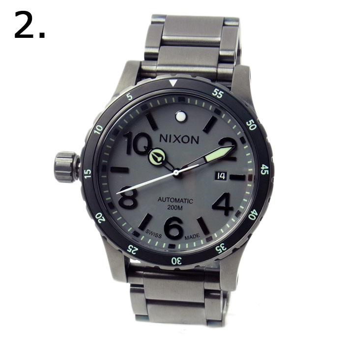 ニクソン 腕時計 NIXON オートマティック DIPLOMATIC 46mm ディプロマティック 選べるカラー3種類 メンズ