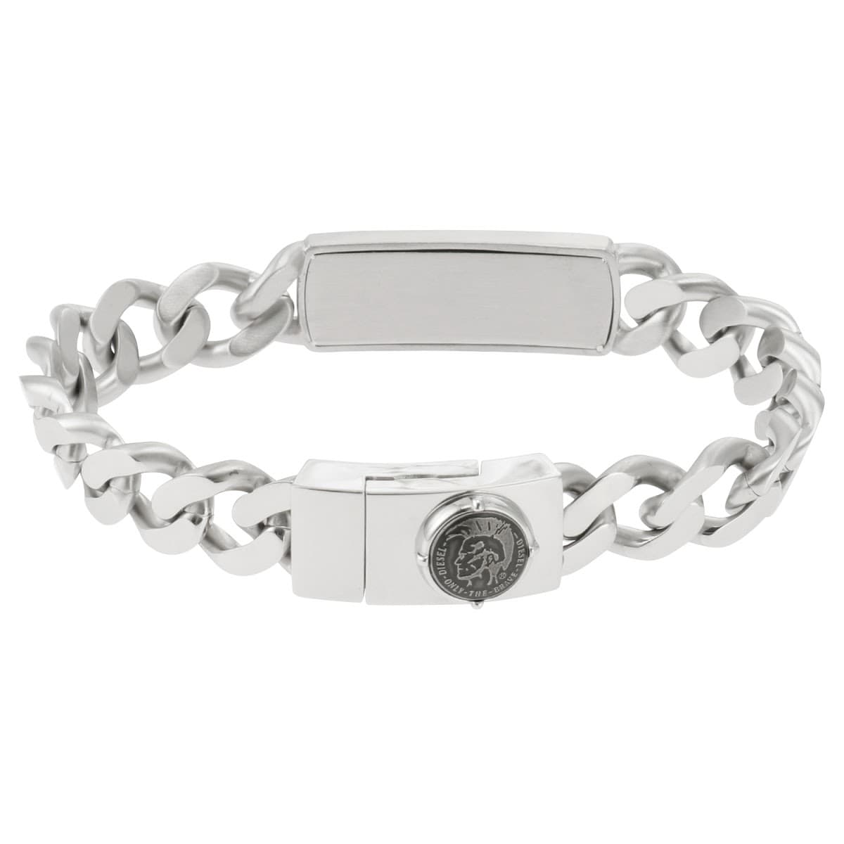 ディーゼル ブレスレット DIESEL メンズ ロゴID プレート チェーン 