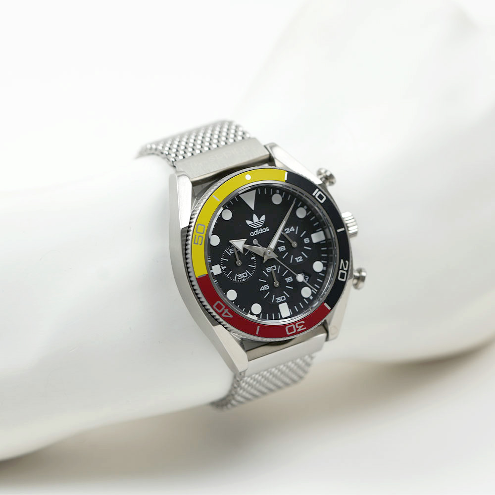 【箱・保証書付き】adidas ゴールド 時計ADH2642 クロノグラフ adidas（アディダス） 並行輸入品 腕時計 メンズ クロノグラフ 日付