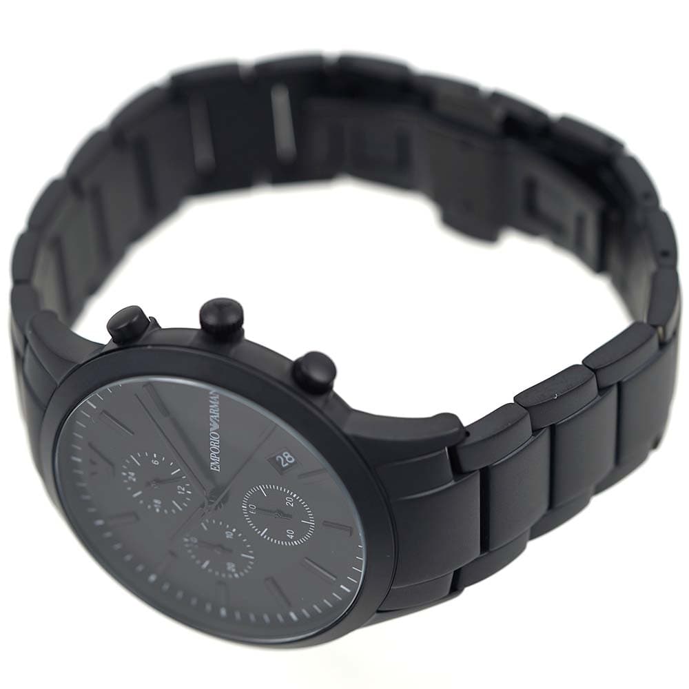 エンポリオアルマーニ 腕時計 クロノグラフ EMPORIO ARMANI エンポリオ アルマーニ メンズ AR11275 シルバートーン