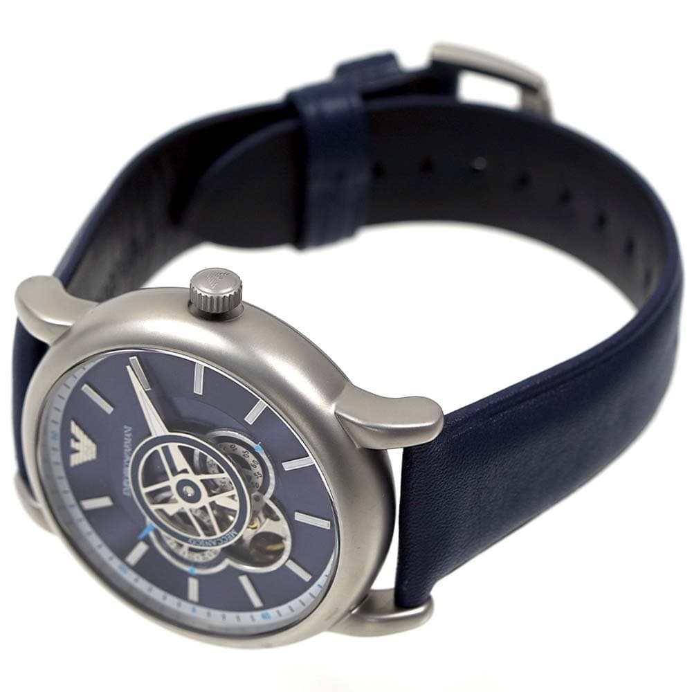 エンポリオアルマーニ 腕時計 メンズ EMPORIO ARMANI Luigi Meccanico ルイージ メカニコ ネイビー 自動巻き  AR60011