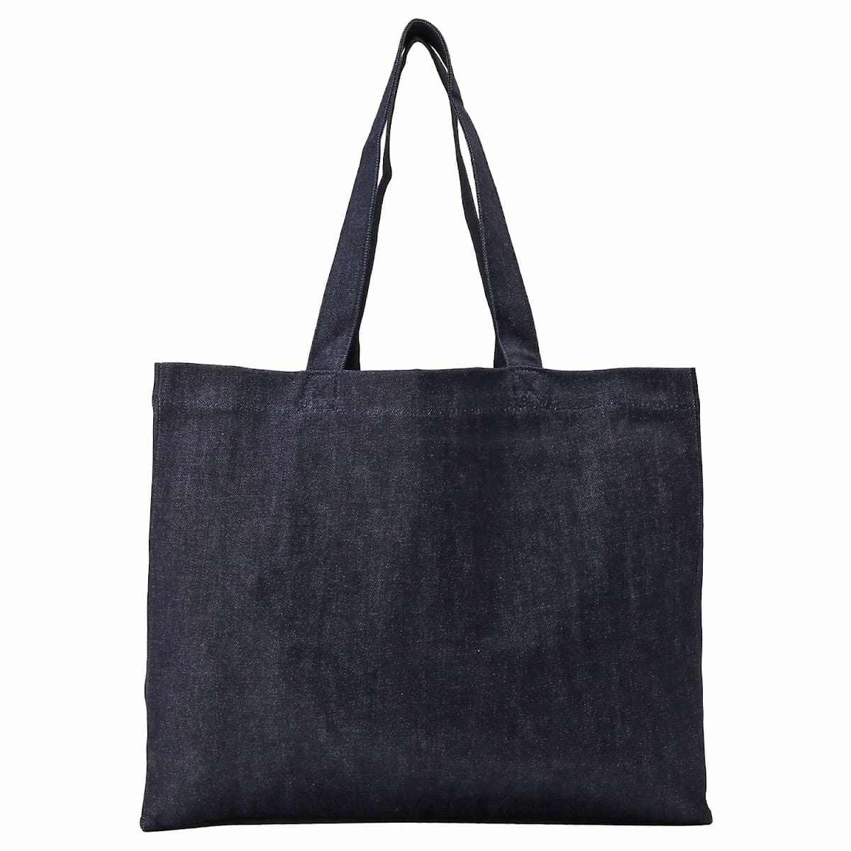 アーペーセー A.P.C. COCSX M61446 IAI INDIGO APC ロゴプリント デニム トートバッグ ショルダーバッグ インディゴ ネイビー系 レディース メンズ ユニセックス SHOPPING DANIELA