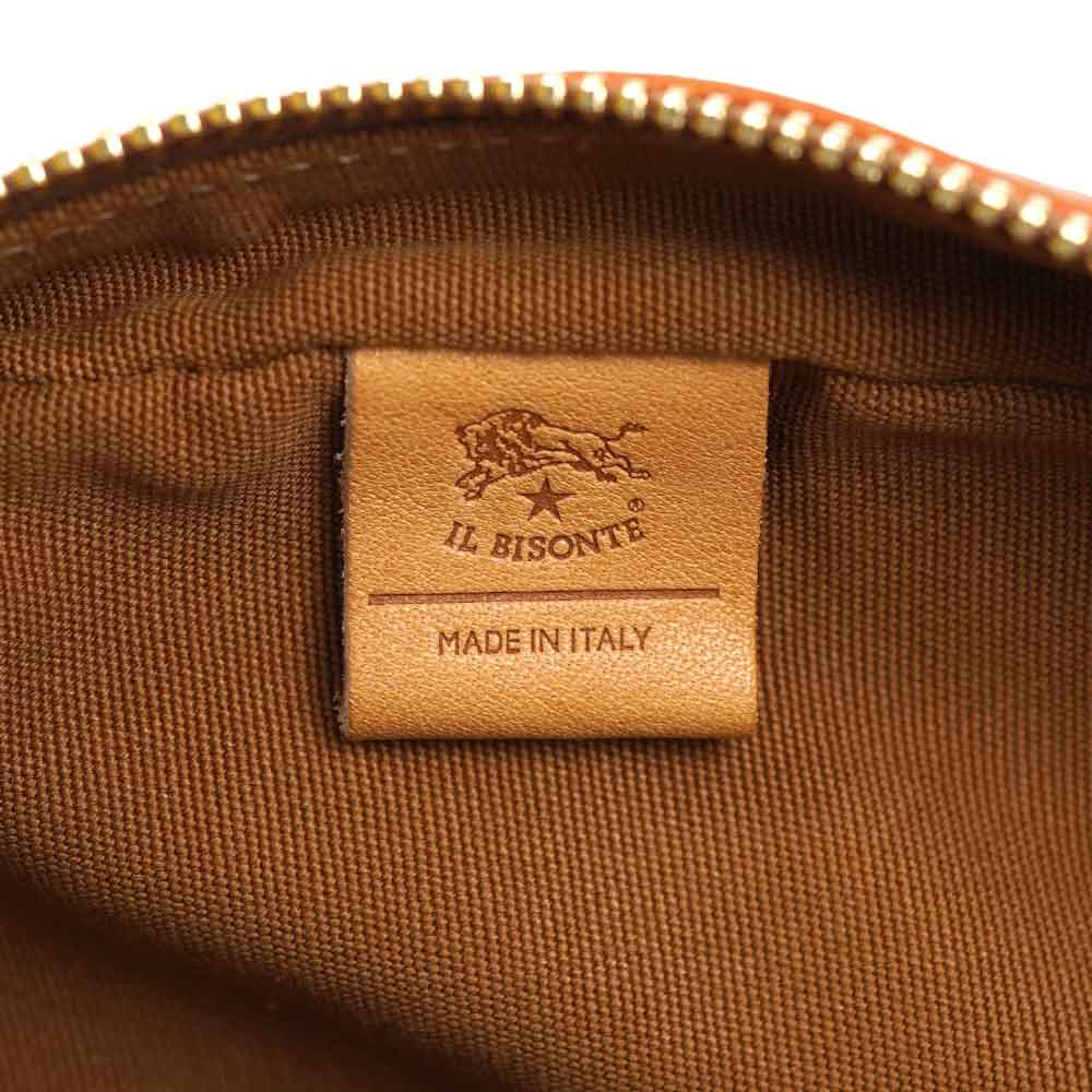 ちんとも✨ IL BISONTE ビジネスバッグ キャメル ロゴ型押し IL BISONTE（イルビゾンテ） 並行輸入品 トートバッグ ハンドバッグ