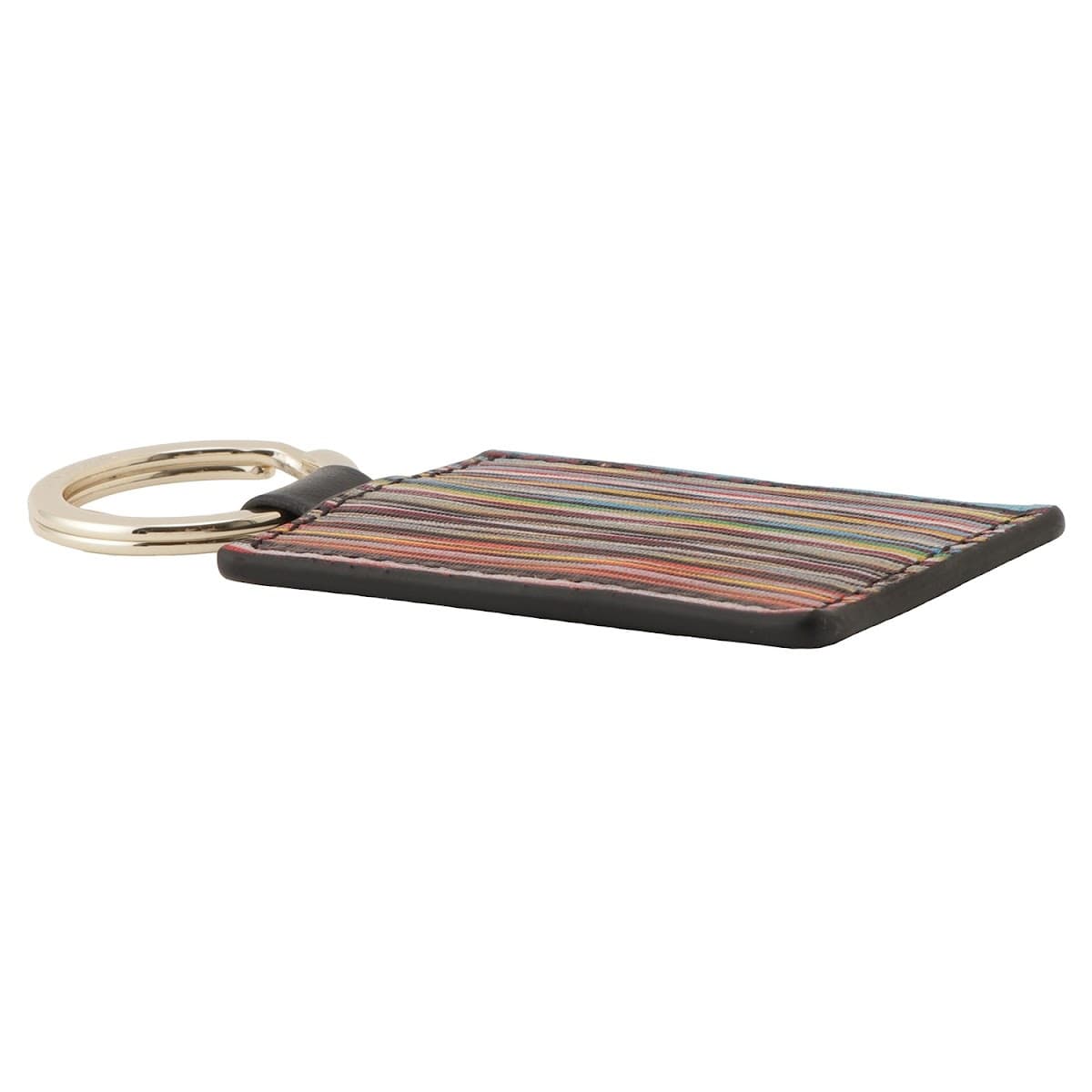 ポールスミス PAUL SMITH M1A 4780 BMULTI 79 キーリング キーホルダー マルチストライプ/ブラック メンズ