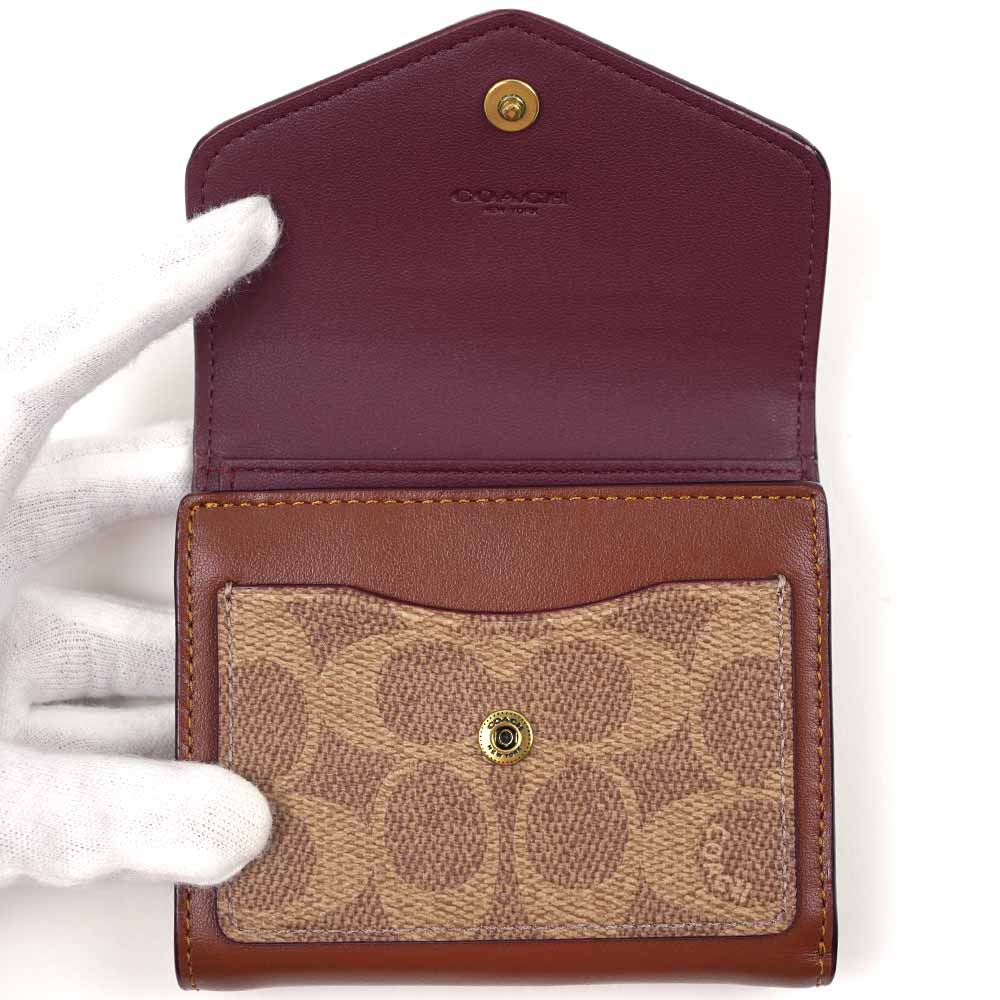 COACH　コーチ　折り財布　ウォレット　正規品 COACH（コーチ） 並行輸入品 COACH C3156 B4NQ6 ウィン カラーブロック