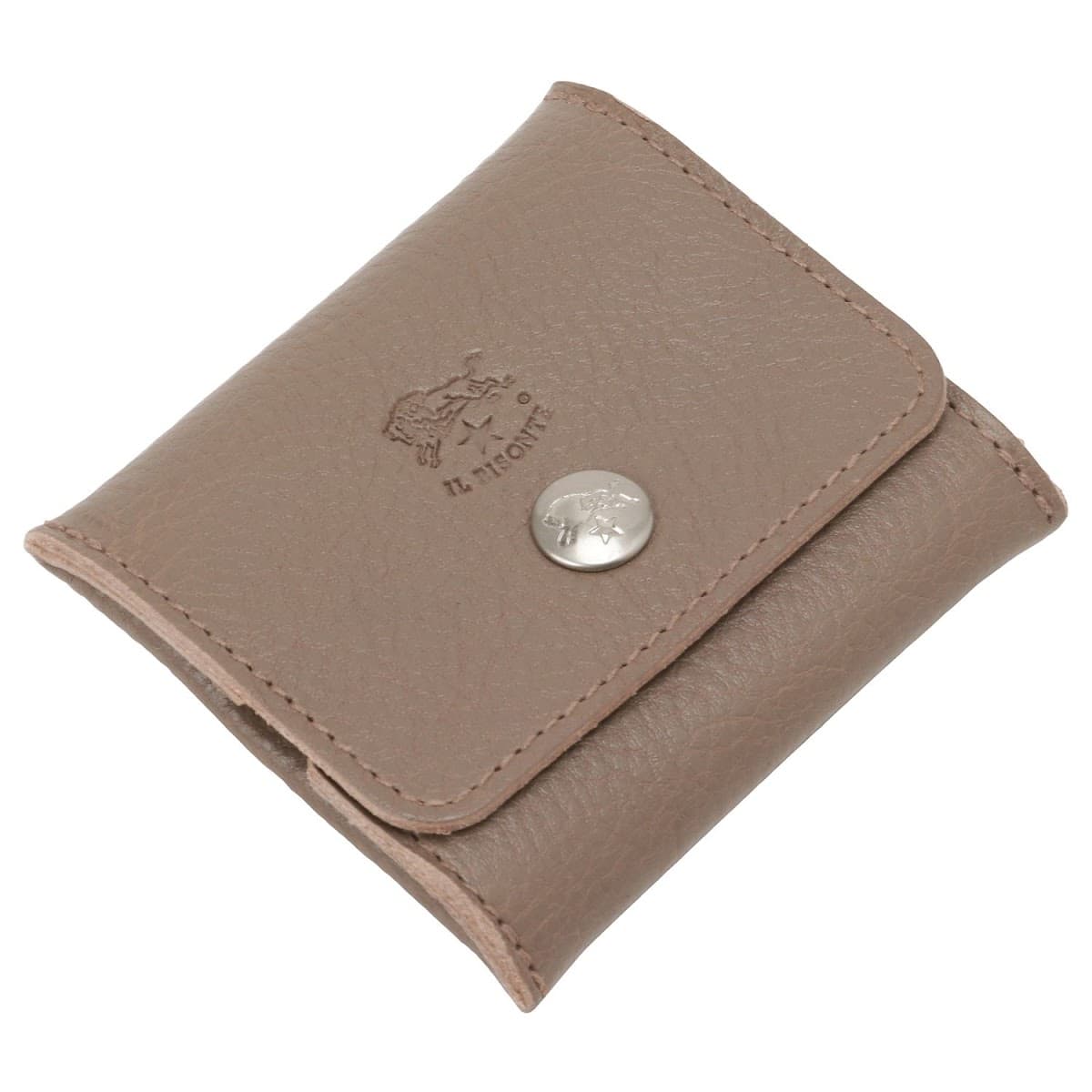 イルビゾンテ IL BISONTE SCP020 PV0005 GY103N コインケース 小銭入れ グレージュ/シルバー レディース メンズ ユニセックス